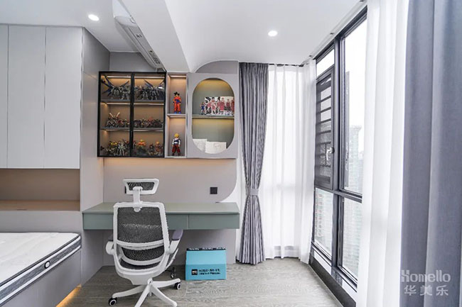 142㎡現(xiàn)代四居室，演繹時尚簡約，締造寧靜雅致